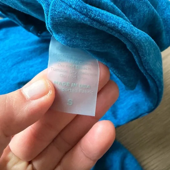 Bombshell Sportswear Blue Matching Sports Bra & Leggings - size S - Picture 4 of 4